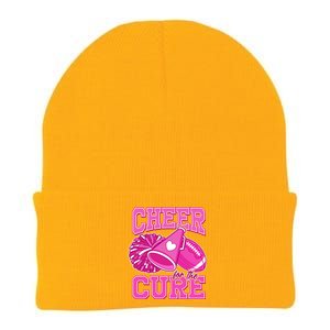 Cheer For The Cure Breast Cancer Awareness Cheerleader Knit Cap Winter Beanie