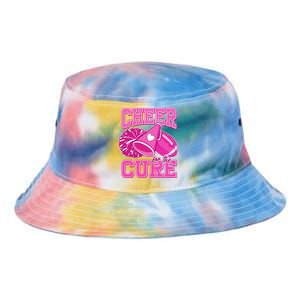 Cheer For The Cure Breast Cancer Awareness Cheerleader Tie Dye Newport Bucket Hat