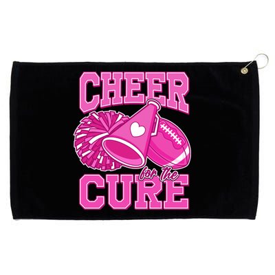 Cheer For The Cure Breast Cancer Awareness Cheerleader Grommeted Golf Towel