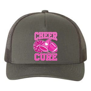 Cheer For The Cure Breast Cancer Awareness Cheerleader Yupoong Adult 5-Panel Trucker Hat