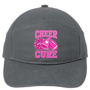 Cheer For The Cure Breast Cancer Awareness Cheerleader 7-Panel Snapback Hat