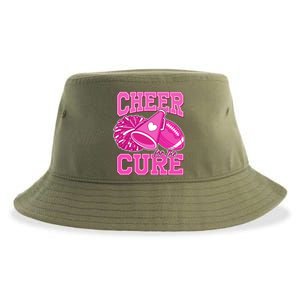 Cheer For The Cure Breast Cancer Awareness Cheerleader Sustainable Bucket Hat