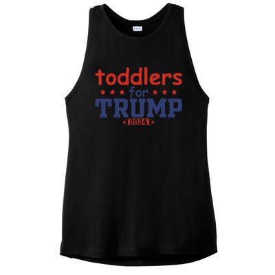 Cute For Trump 2024 Funny Trump Gift Ladies PosiCharge Tri-Blend Wicking Tank