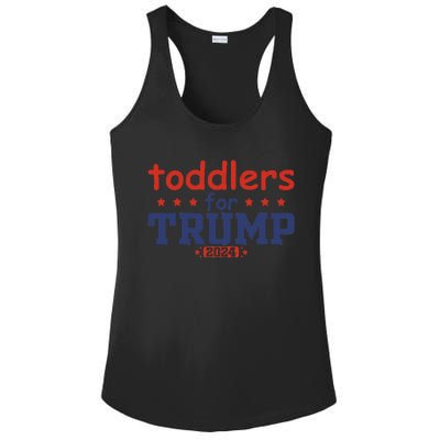 Cute For Trump 2024 Funny Trump Gift Ladies PosiCharge Competitor Racerback Tank