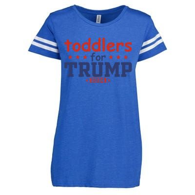 Cute For Trump 2024 Funny Trump Gift Enza Ladies Jersey Football T-Shirt