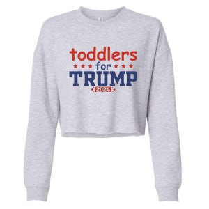 Cute For Trump 2024 Funny Trump Gift Cropped Pullover Crew