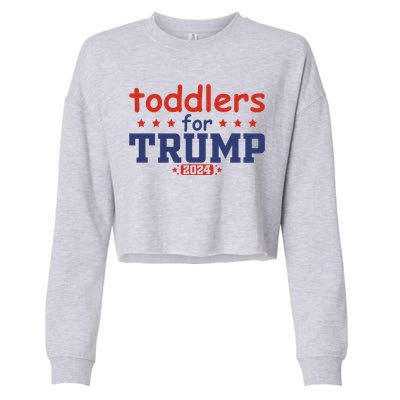 Cute For Trump 2024 Funny Trump Gift Cropped Pullover Crew