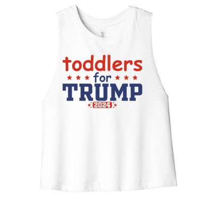 Cute For Trump 2024 Funny Trump Gift Women's Racerback Cropped Tank