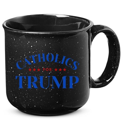 Catholics For Trump Usa Election 15oz Campfire Ceramic Mug