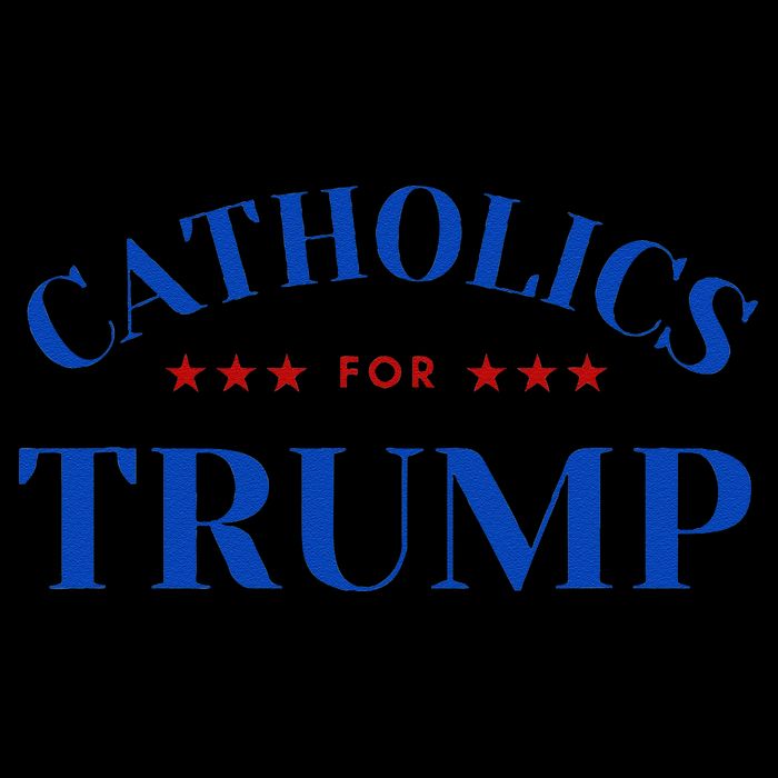 Catholics For Trump Usa Election Flat Bill Trucker Hat