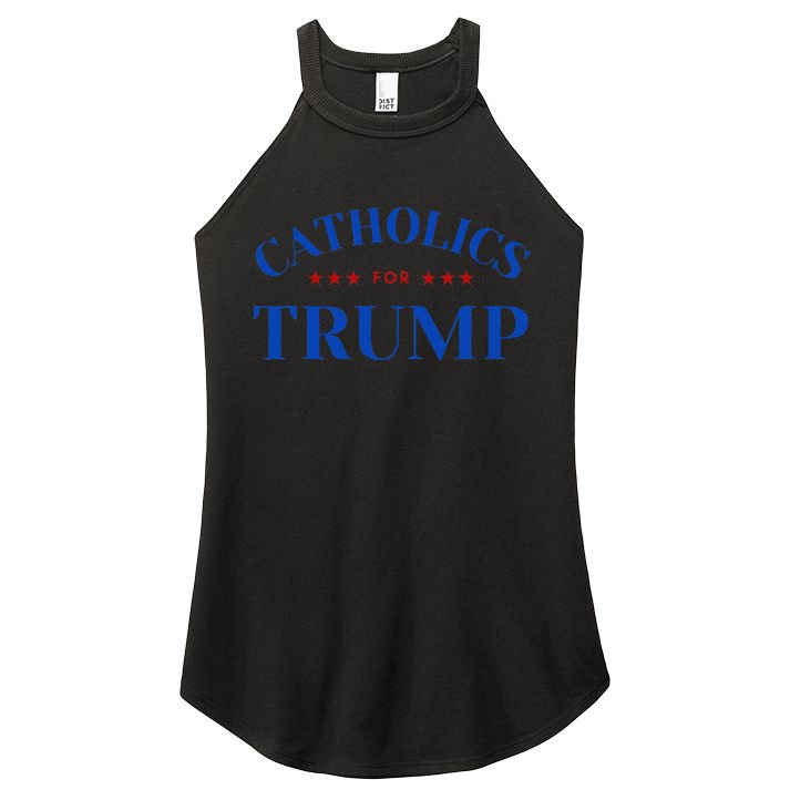 Catholics For Trump Usa Election Women's Perfect Tri Rocker Tank