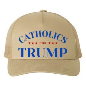 Catholics For Trump Usa Election Yupoong Adult 5-Panel Trucker Hat