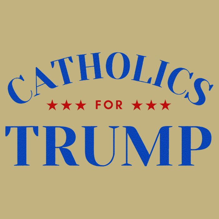 Catholics For Trump Usa Election Cooling Performance Crew T-Shirt