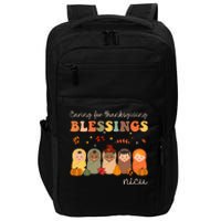 Caring For Thanksgiving Blessings Neonatal Nicu Nurse Fall Impact Tech Backpack