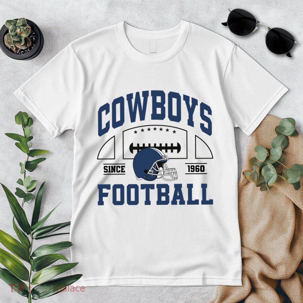 Cowboys Football Team Supporter Sice 1960 Premium T-Shirt