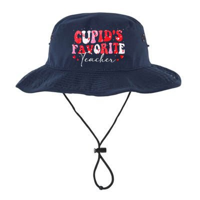 Cupid's Favorite Teacher Retro Valentines Day Legacy Cool Fit Booney Bucket Hat