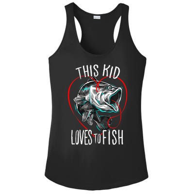 Cool Fishing This Loves To Fish Gift Ladies PosiCharge Competitor Racerback Tank