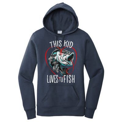 Cool Fishing This Loves To Fish Gift Women's Pullover Hoodie