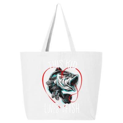 Cool Fishing This Loves To Fish Gift 25L Jumbo Tote