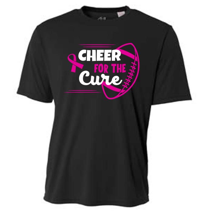 Cheer For The Cure Breast Cancer Awareness Cooling Performance Crew T-Shirt