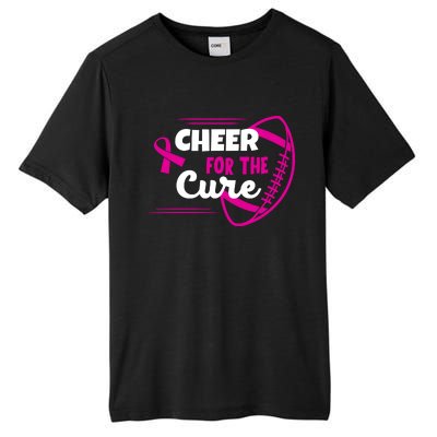 Cheer For The Cure Breast Cancer Awareness Tall Fusion ChromaSoft Performance T-Shirt