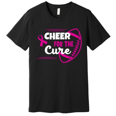 Cheer For The Cure Breast Cancer Awareness Premium T-Shirt