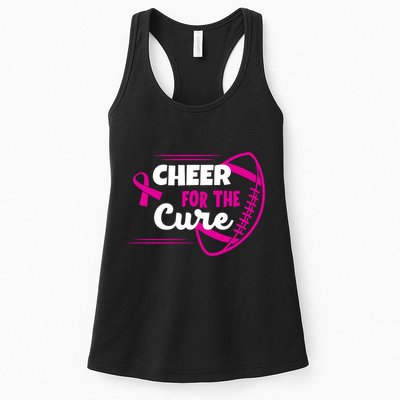 Cheer For The Cure Breast Cancer Awareness Womens Tank Top