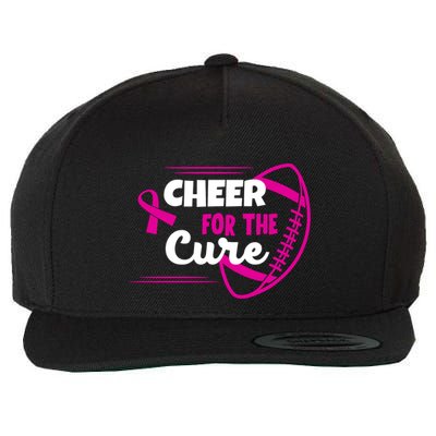 Cheer For The Cure Breast Cancer Awareness Wool Snapback Cap