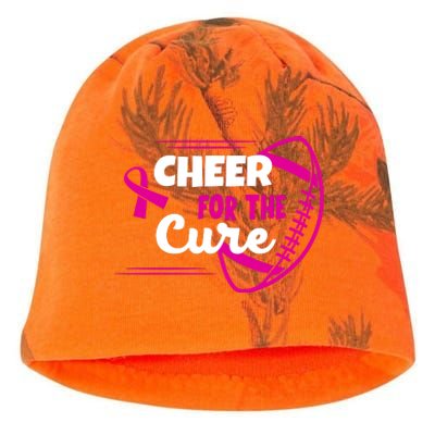 Cheer For The Cure Breast Cancer Awareness Kati - Camo Knit Beanie