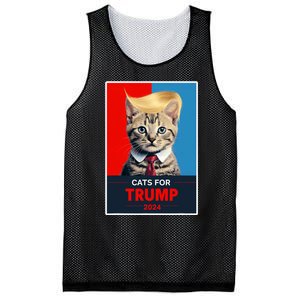 Cats For Trump 2024 Mesh Reversible Basketball Jersey Tank