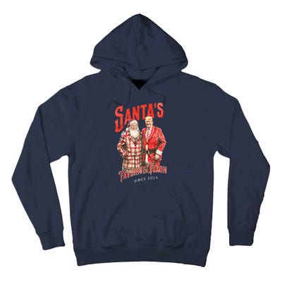 Christmas Funny Trump Santas Favorite Felon Since 2024 Xmas Gift Tall Hoodie