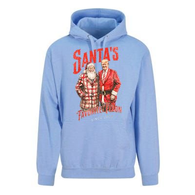 Christmas Funny Trump Santas Favorite Felon Since 2024 Xmas Gift Unisex Surf Hoodie