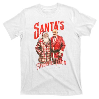 Christmas Funny Trump Santas Favorite Felon Since 2024 Xmas Gift T-Shirt