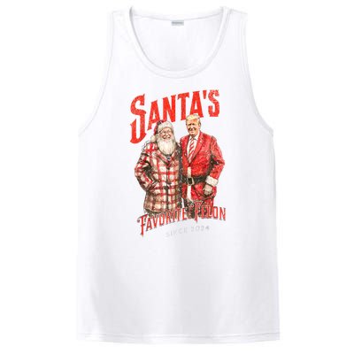 Christmas Funny Trump Santas Favorite Felon Since 2024 Xmas Gift PosiCharge Competitor Tank