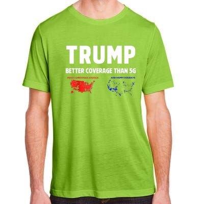 Christmas Funny Trump Better Coverage Politics Xmas Gift Adult ChromaSoft Performance T-Shirt