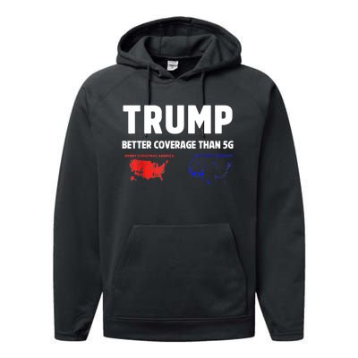 Christmas Funny Trump Better Coverage Politics Xmas Gift Performance Fleece Hoodie