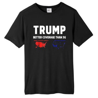 Christmas Funny Trump Better Coverage Politics Xmas Gift Tall Fusion ChromaSoft Performance T-Shirt