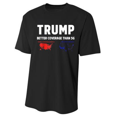 Christmas Funny Trump Better Coverage Politics Xmas Gift Performance Sprint T-Shirt