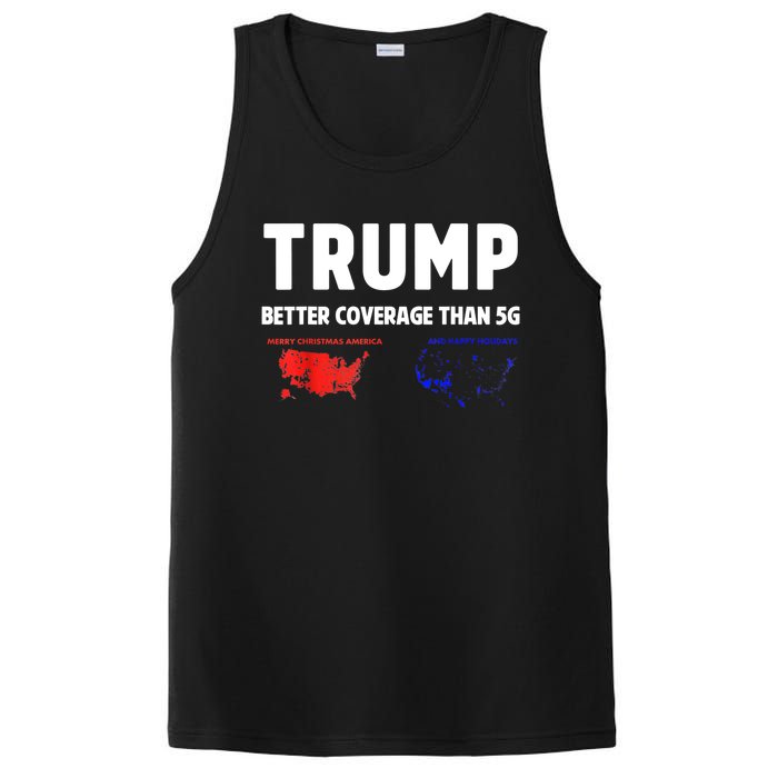 Christmas Funny Trump Better Coverage Politics Xmas Gift PosiCharge Competitor Tank