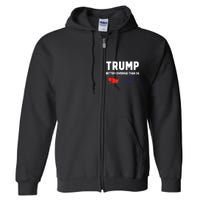 Christmas Funny Trump Better Coverage Politics Xmas Gift Full Zip Hoodie