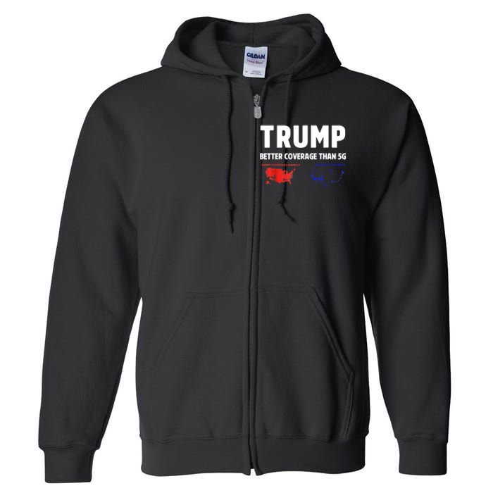 Christmas Funny Trump Better Coverage Politics Xmas Gift Full Zip Hoodie