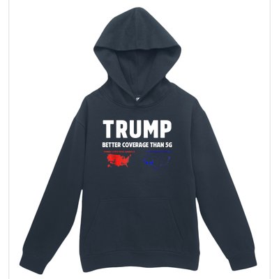 Christmas Funny Trump Better Coverage Politics Xmas Gift Urban Pullover Hoodie