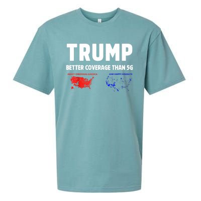 Christmas Funny Trump Better Coverage Politics Xmas Gift Sueded Cloud Jersey T-Shirt