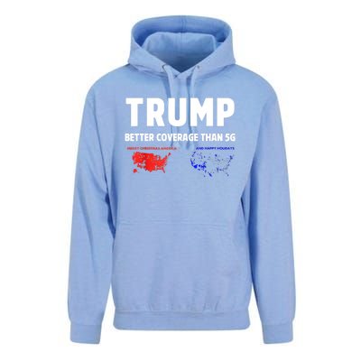 Christmas Funny Trump Better Coverage Politics Xmas Gift Unisex Surf Hoodie