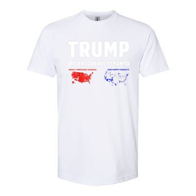 Christmas Funny Trump Better Coverage Politics Xmas Gift Softstyle CVC T-Shirt