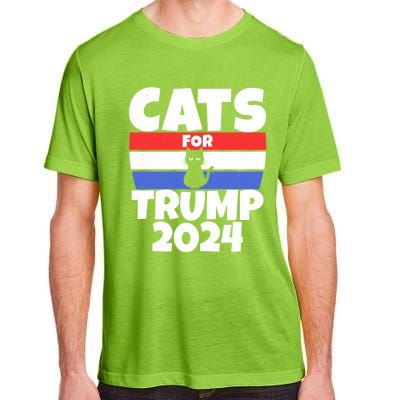 Cats For Trump 2024 Cat Owner Republican Cool Gift Adult ChromaSoft Performance T-Shirt