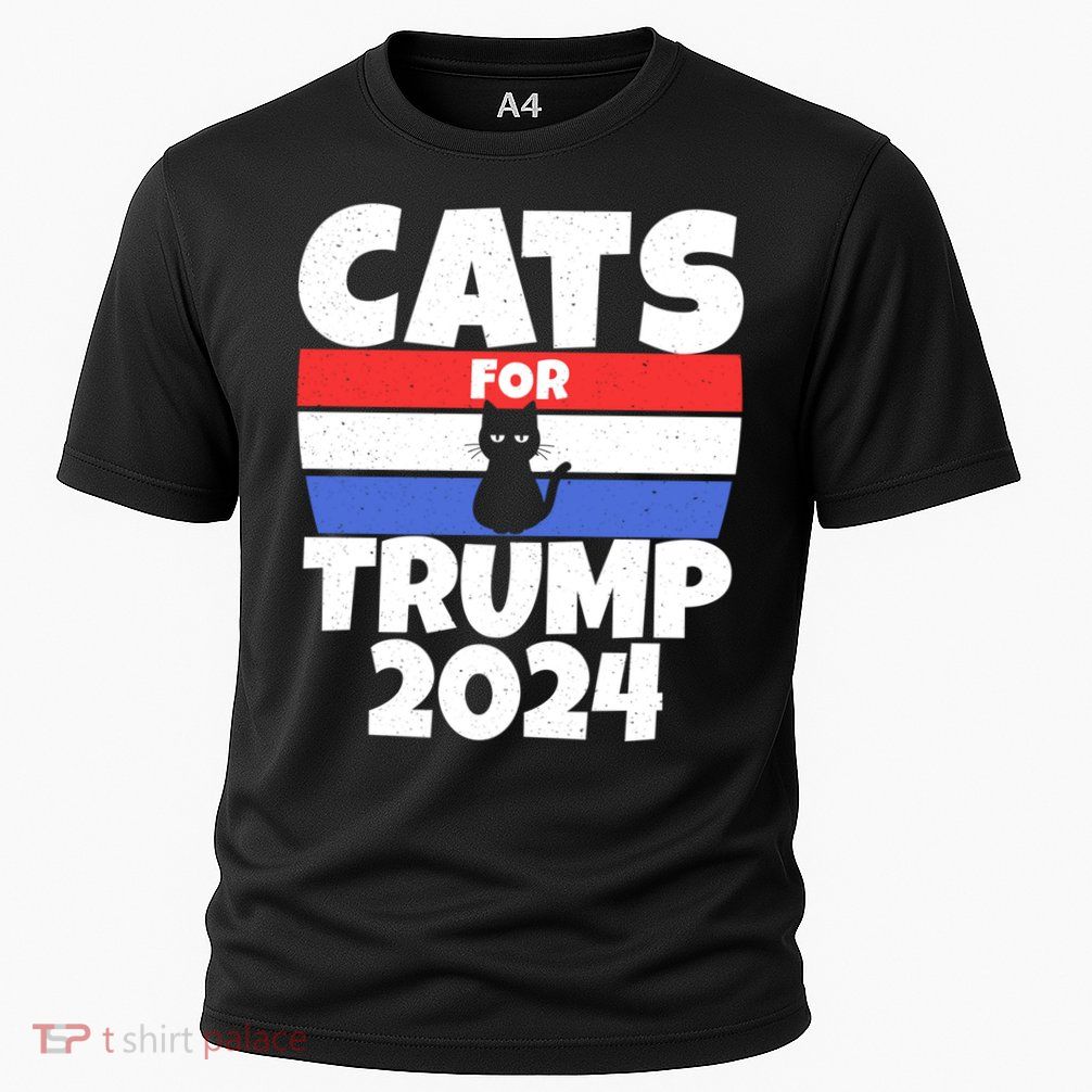 Cats For Trump 2024 Cat Owner Republican Cool Gift Performance Shirt