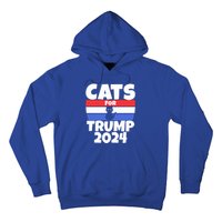 Cats For Trump 2024 Cat Owner Republican Cool Gift Hoodie