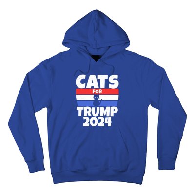 Cats For Trump 2024 Cat Owner Republican Cool Gift Hoodie