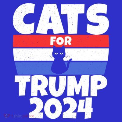 Cats For Trump 2024 Cat Owner Republican Cool Gift T-Shirt